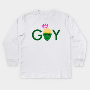 Gay King Kids Long Sleeve T-Shirt